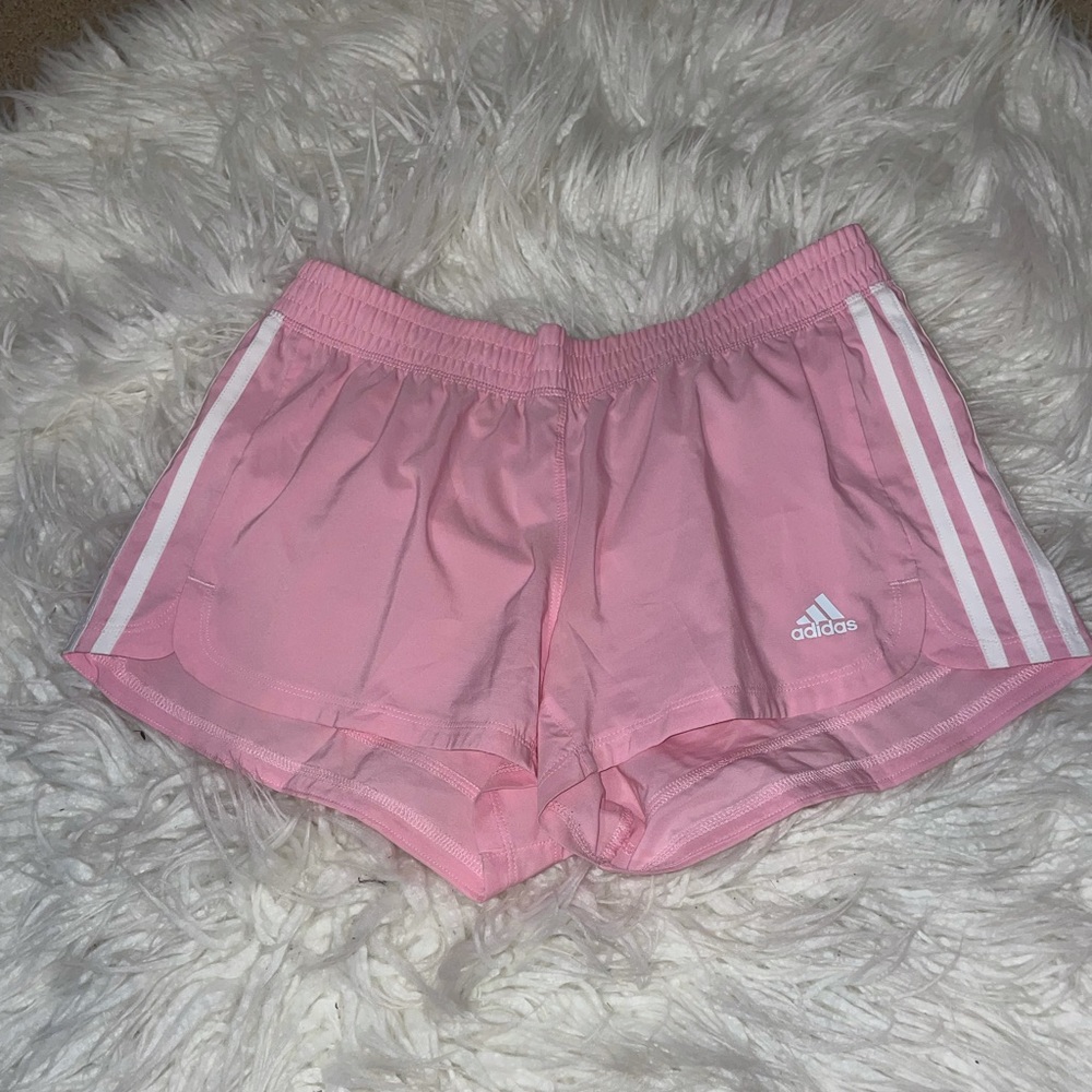 Adidas Pacer Shorts Pink NWOT